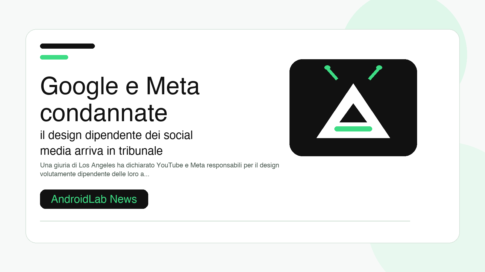 Google e Meta condannate: il design dipendente dei social media arriva in tribunale