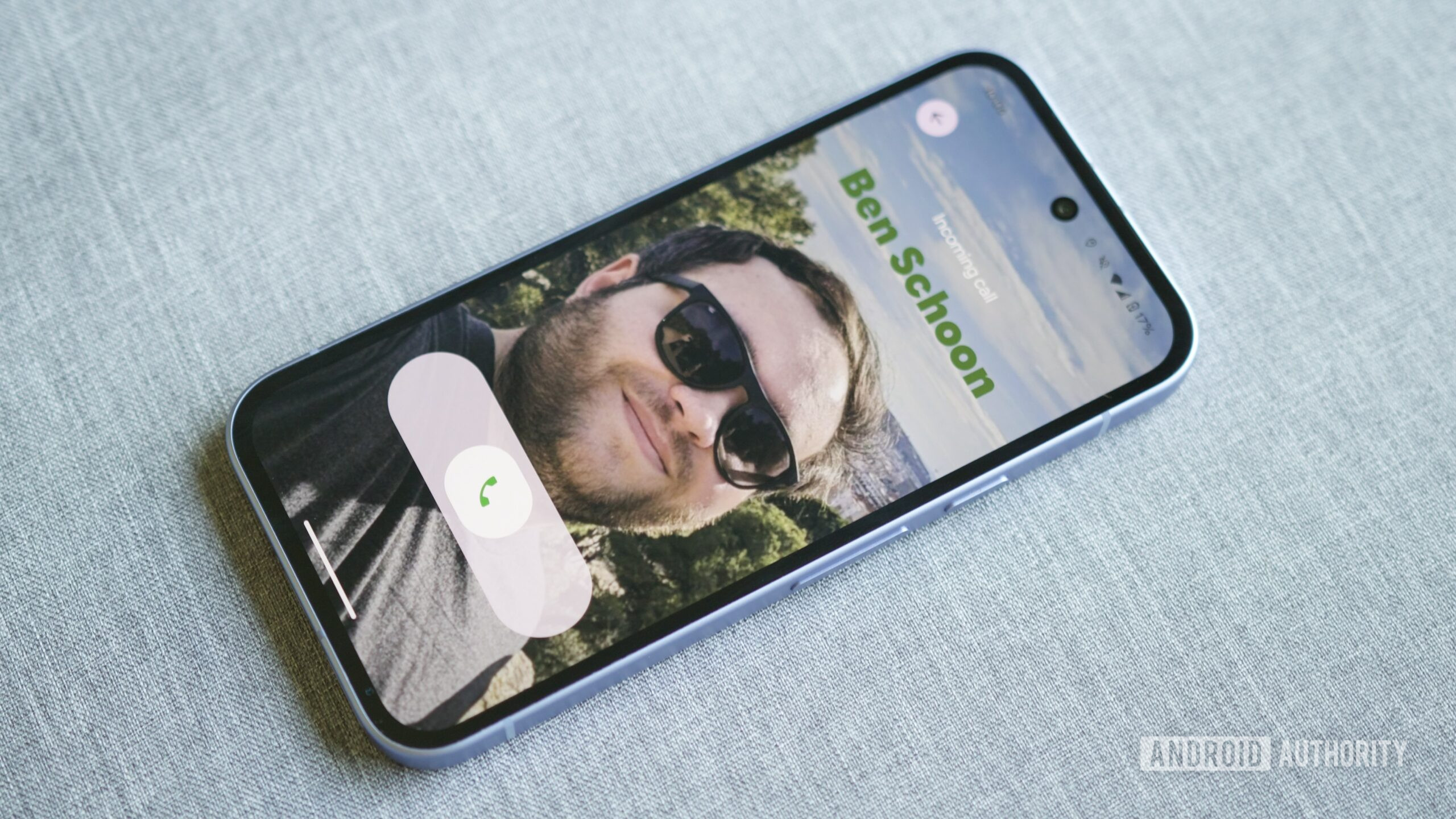 Android Verified Caller, vista frontale