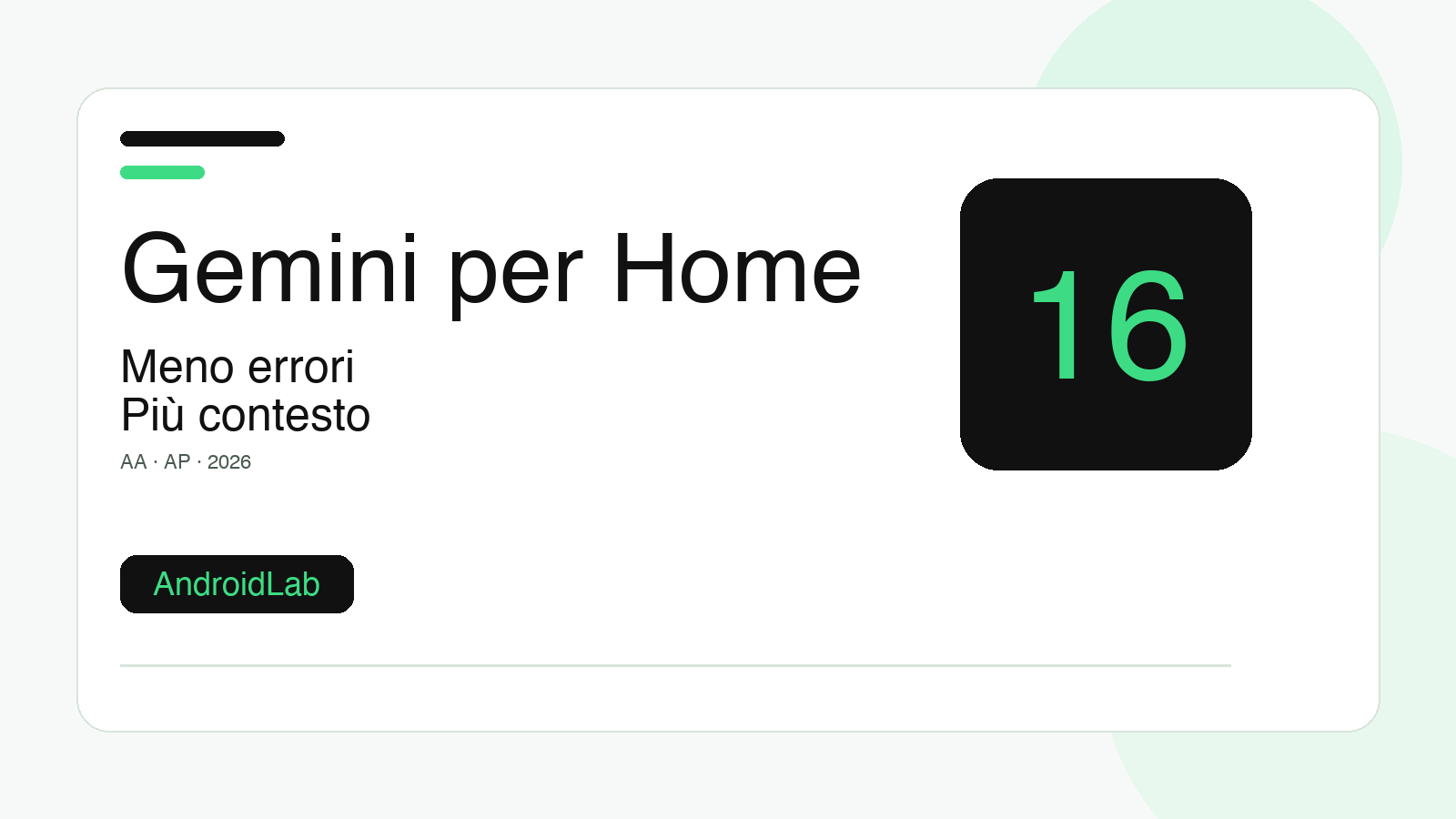 Gemini per Google Home migliora davvero: meno errori, più contesto