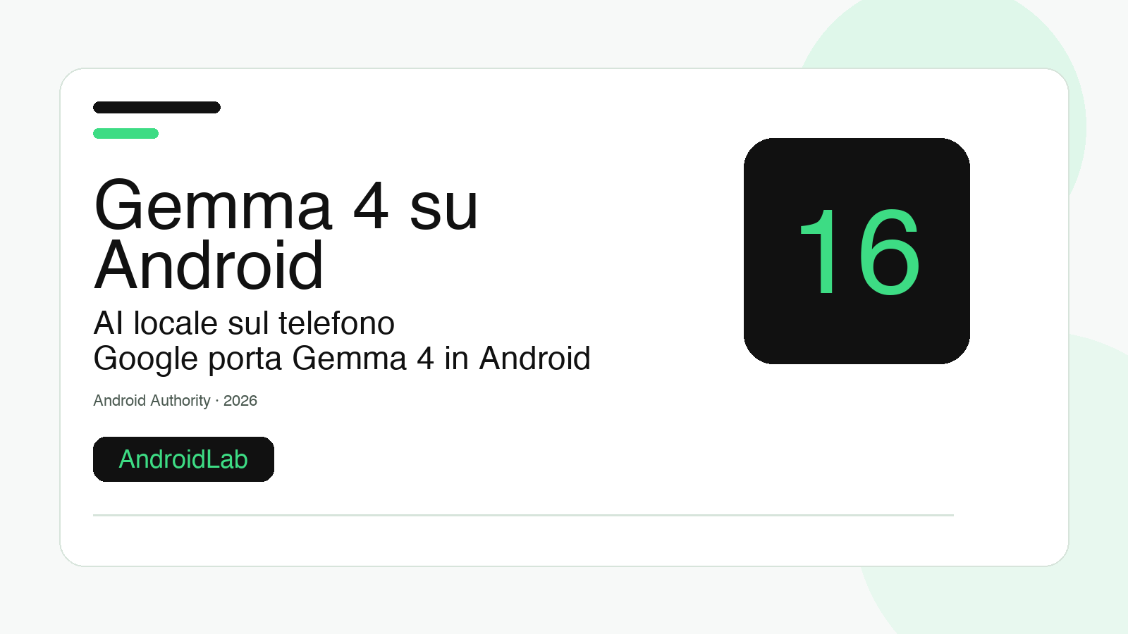 Gemma 4 su Android cambia le regole: AI offline, meno cloud, più controllo