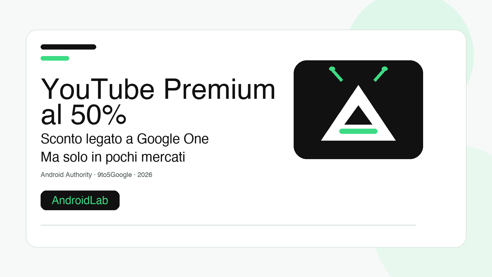 Google ti dimezza YouTube Premium, ma solo se sali di fascia