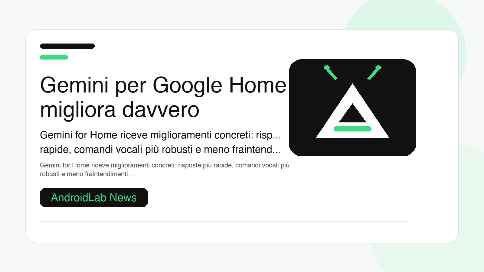 Gemini per Google Home migliora davvero: meno errori, più contesto