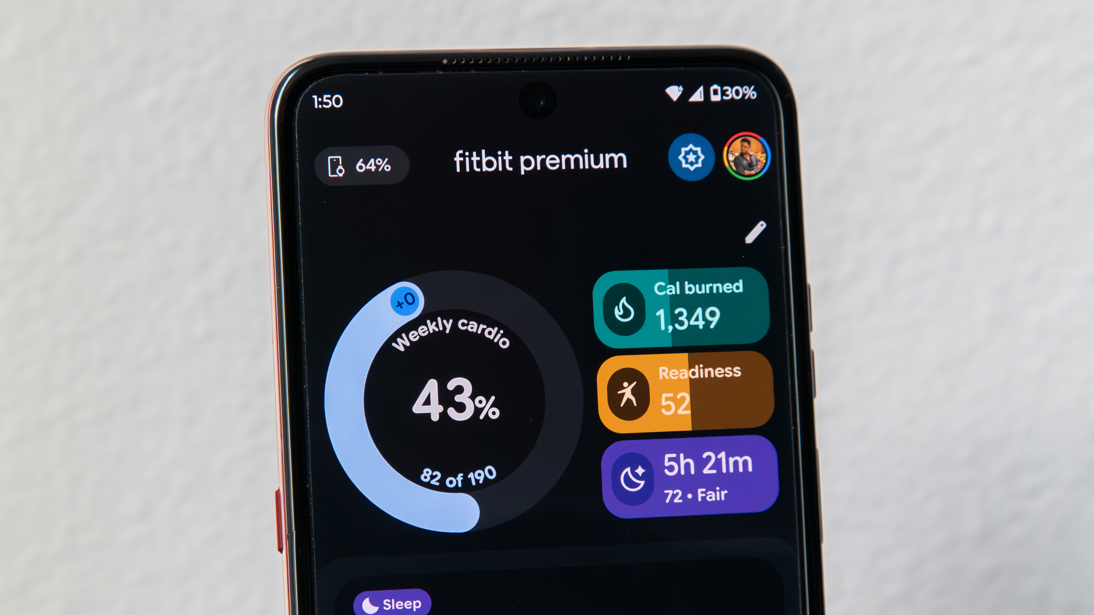 Google Health su smartphone Android durante l uso fitness