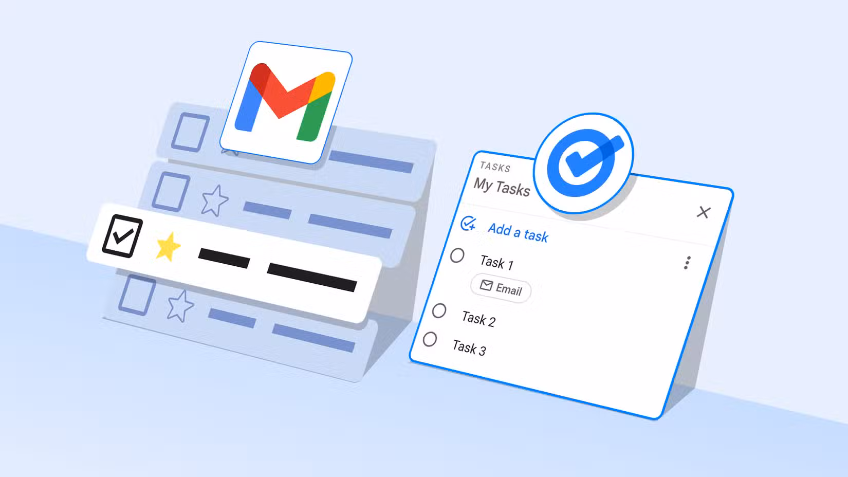 Google Tasks su Android con Gmail e attività collegate