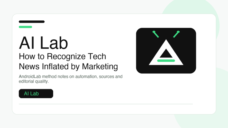 AI Lab: How to Recognize Tech News Inflated by Marketing