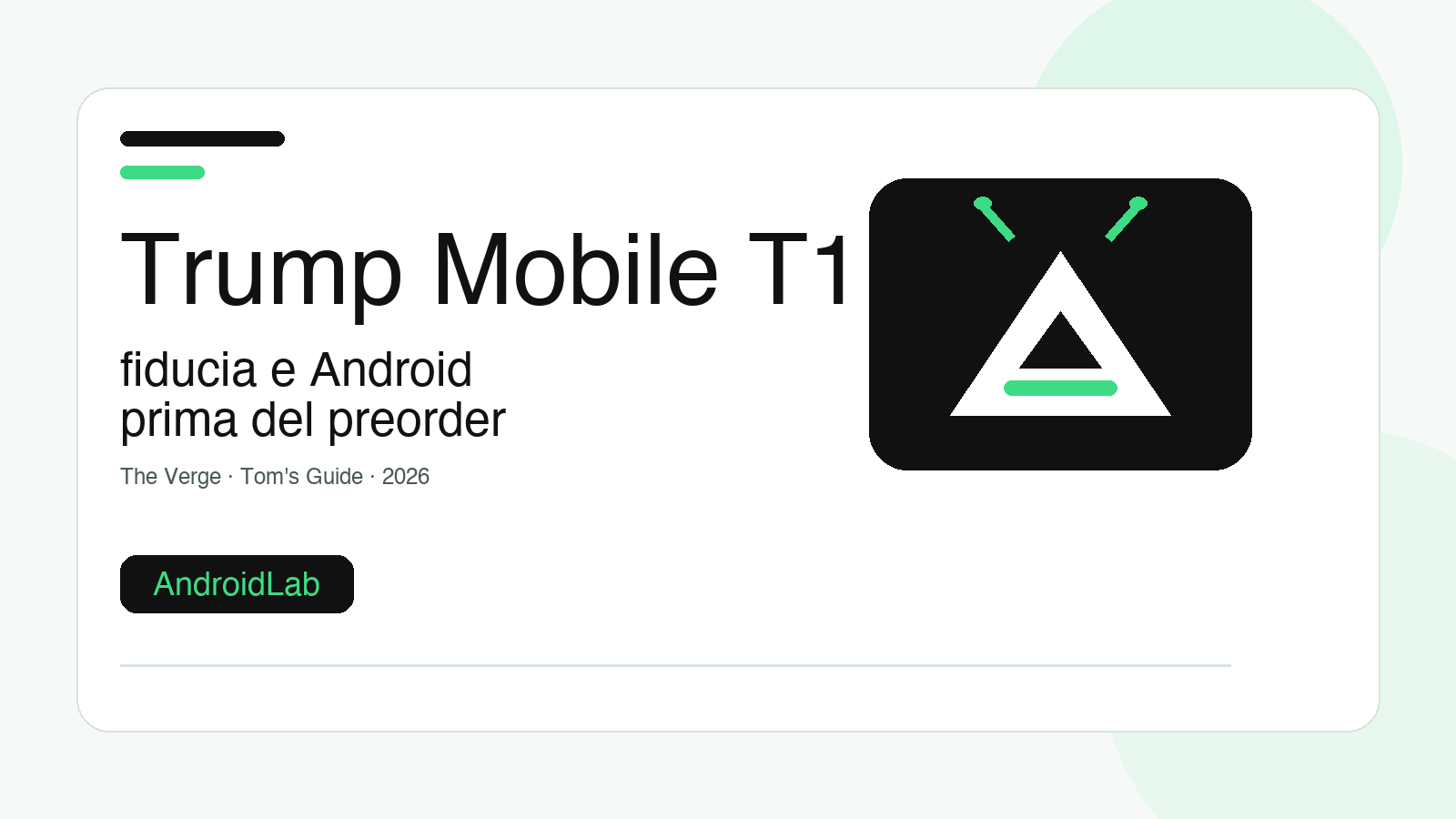 Trump Mobile T1: guida critica prima di fidarsi di un Android-brand