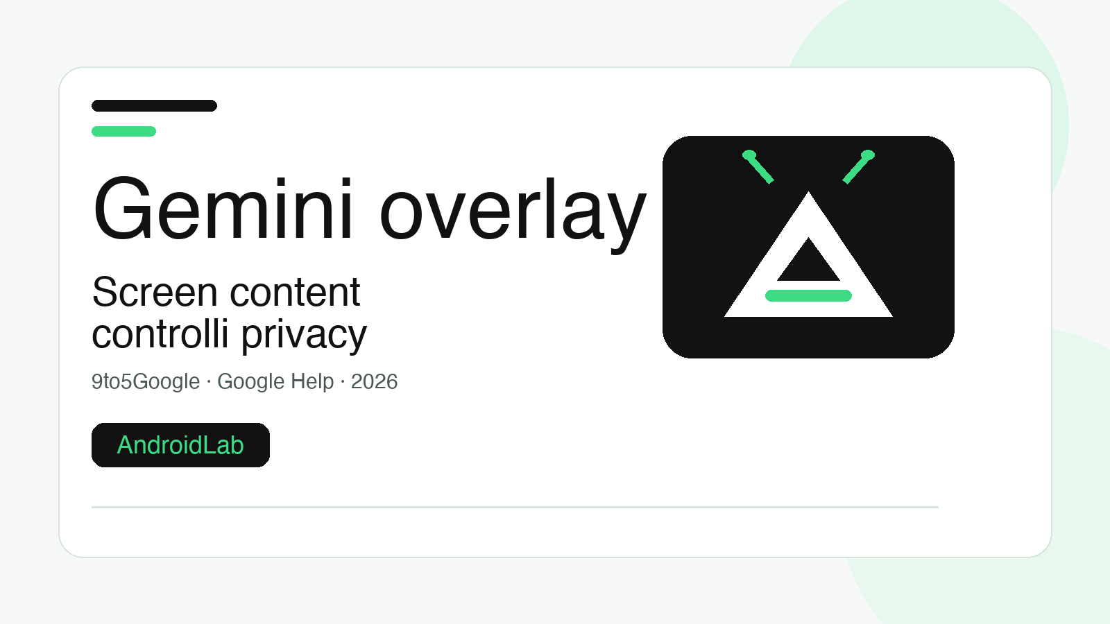 Gemini overlay su Android: guida a Screen content, Dynamic Color e privacy