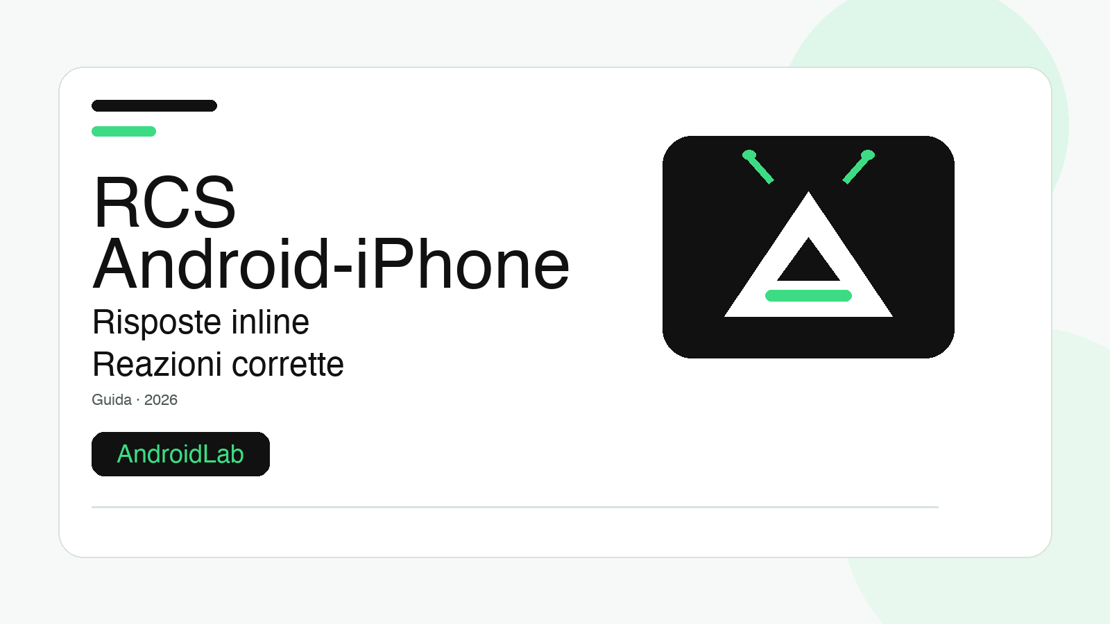 RCS Android-iPhone: guida a risposte inline e reazioni corrette in iOS 27
