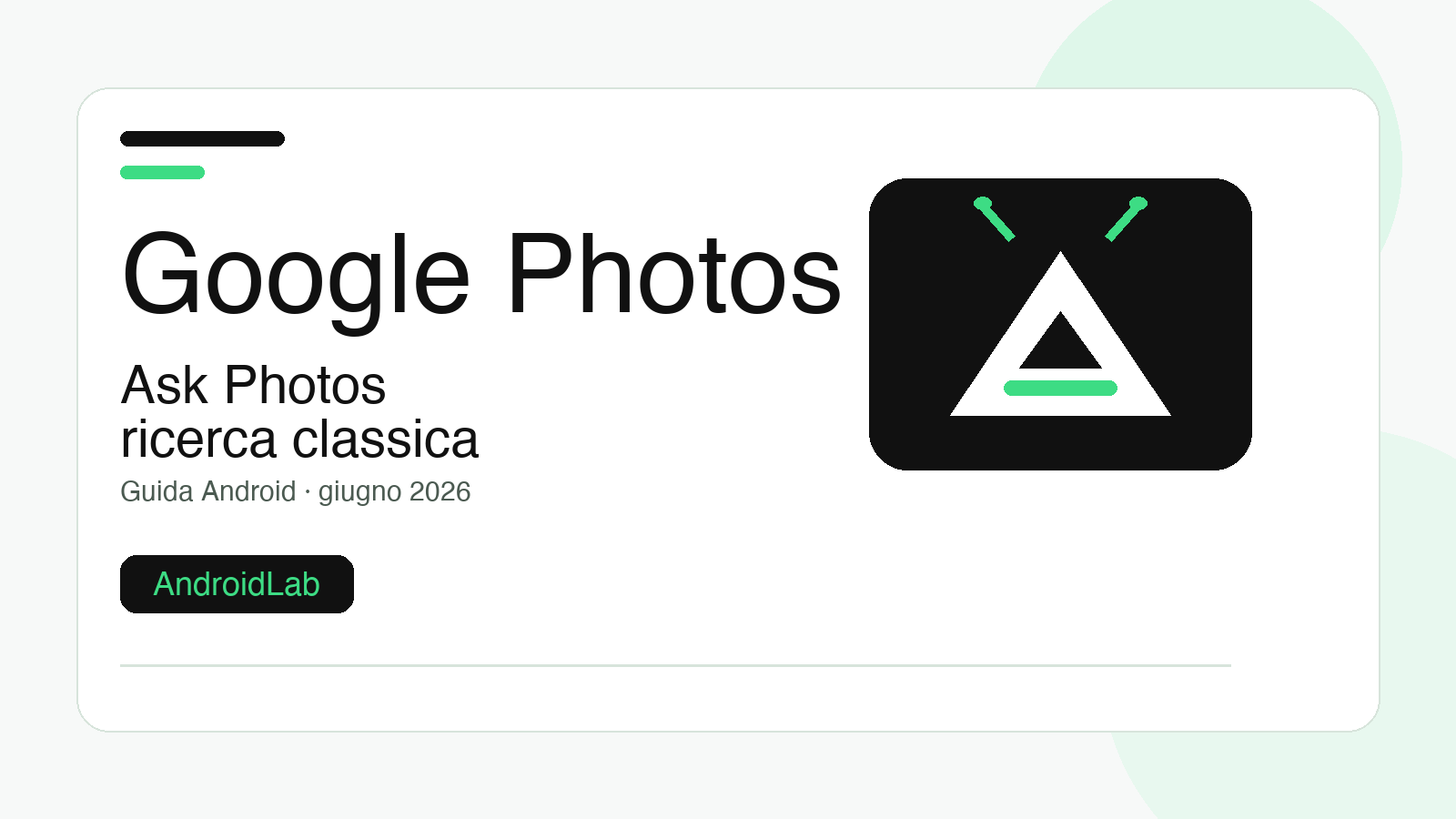 Google Photos: come disattivare Ask Photos se la ricerca peggiora