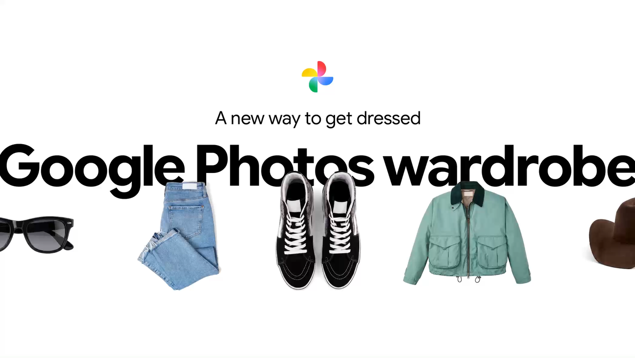 Google Photos Wardrobe con capi riconosciuti dalla libreria foto