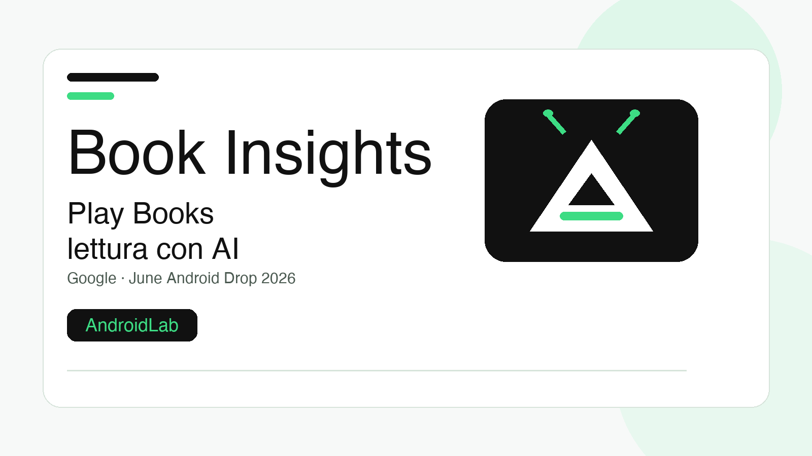 Google Play Books e Book Insights: cosa controllare prima di leggere con l'AI