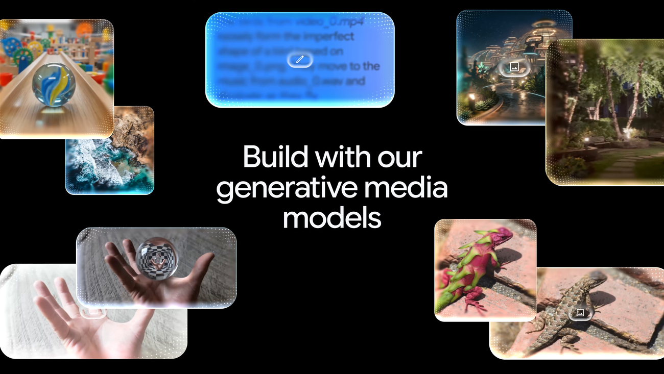 Official Google visual for Gemini generative media models