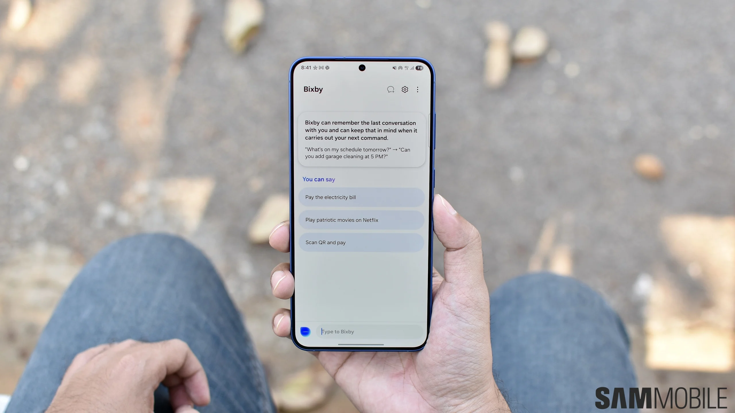 One UI 9 e Bixby Gesture Wake-up: cosa controllare prima di attivarlo, vista frontale