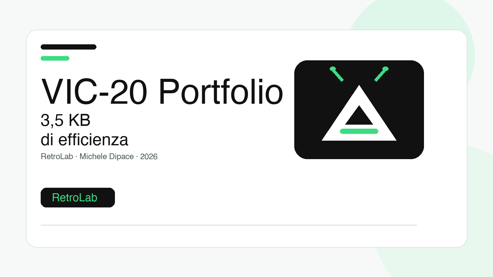 VIC-20 and Portfolio: What Efficiency Means When You Have 3.5 KB