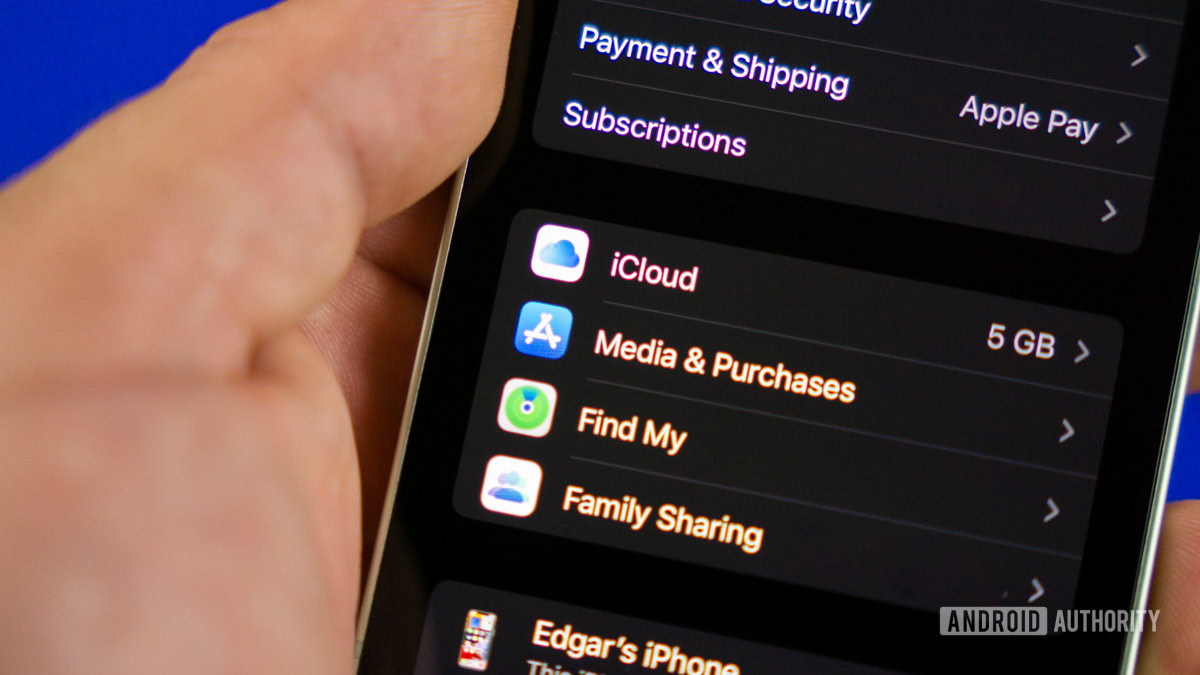 Schermata iCloud, esempio di ecosistema con funzione Nascondi la mia email
