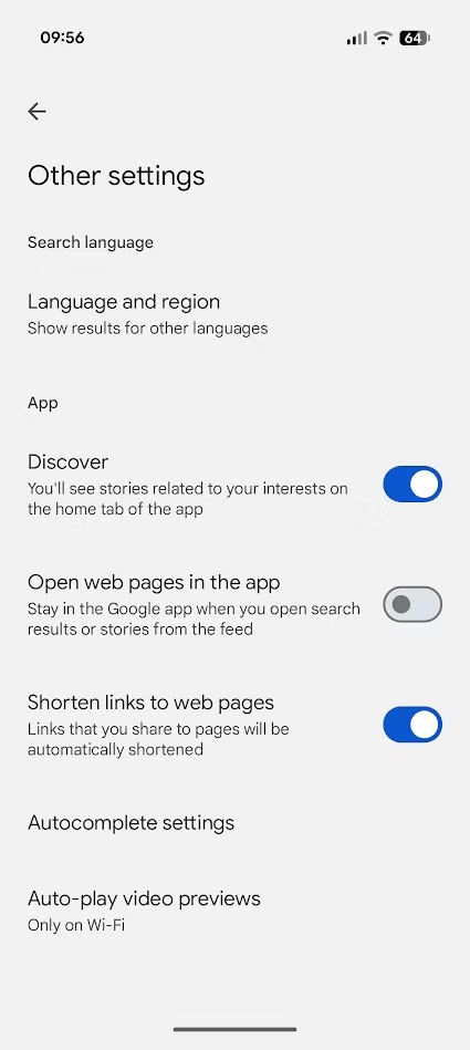 Android in-app browsers: menu and external browser handoff