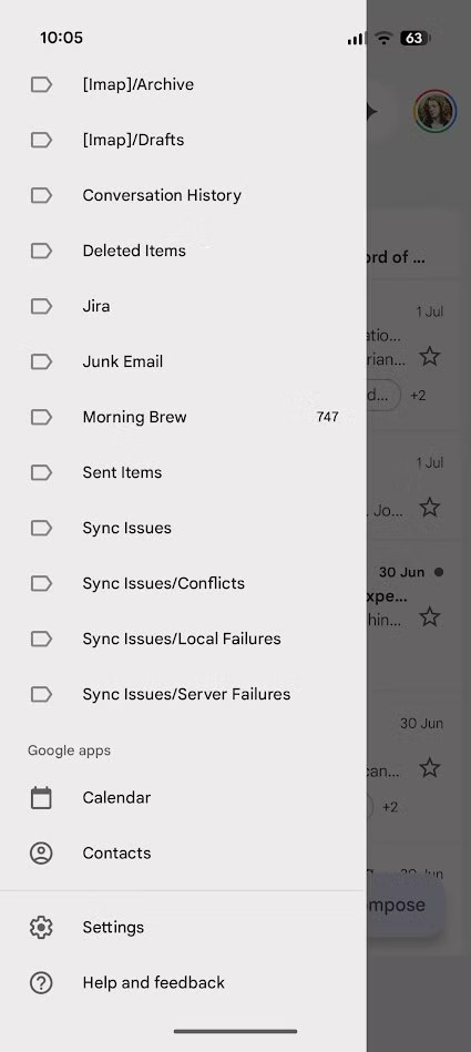 Android in-app browsers: Gmail link setting