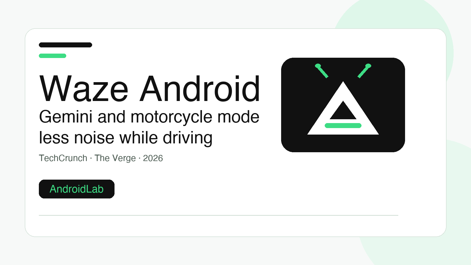 Waze on Android guide: Gemini, motorcycle mode and less chatty voice