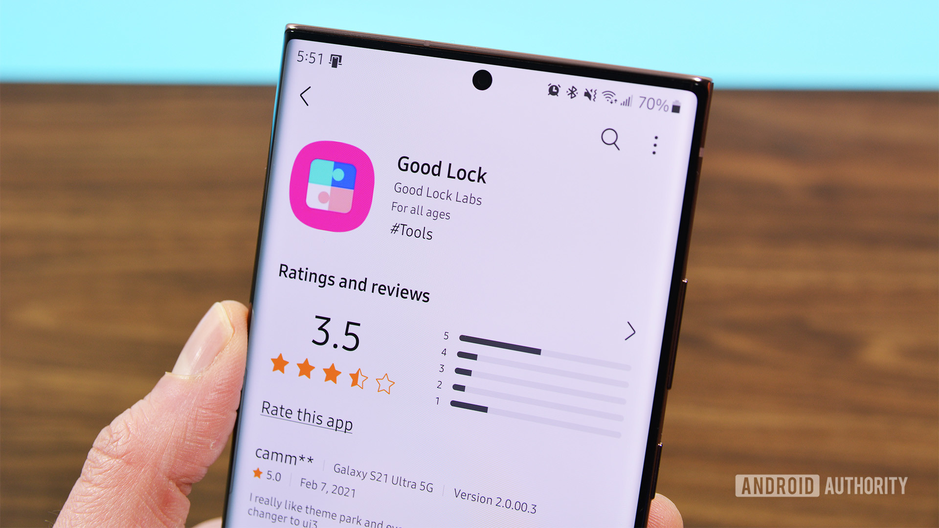 Good Lock Home Up su One UI 9: guida a gesti e controlli, vista frontale