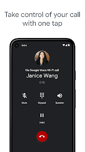 Screenshot ufficiale di Google Voice su Android