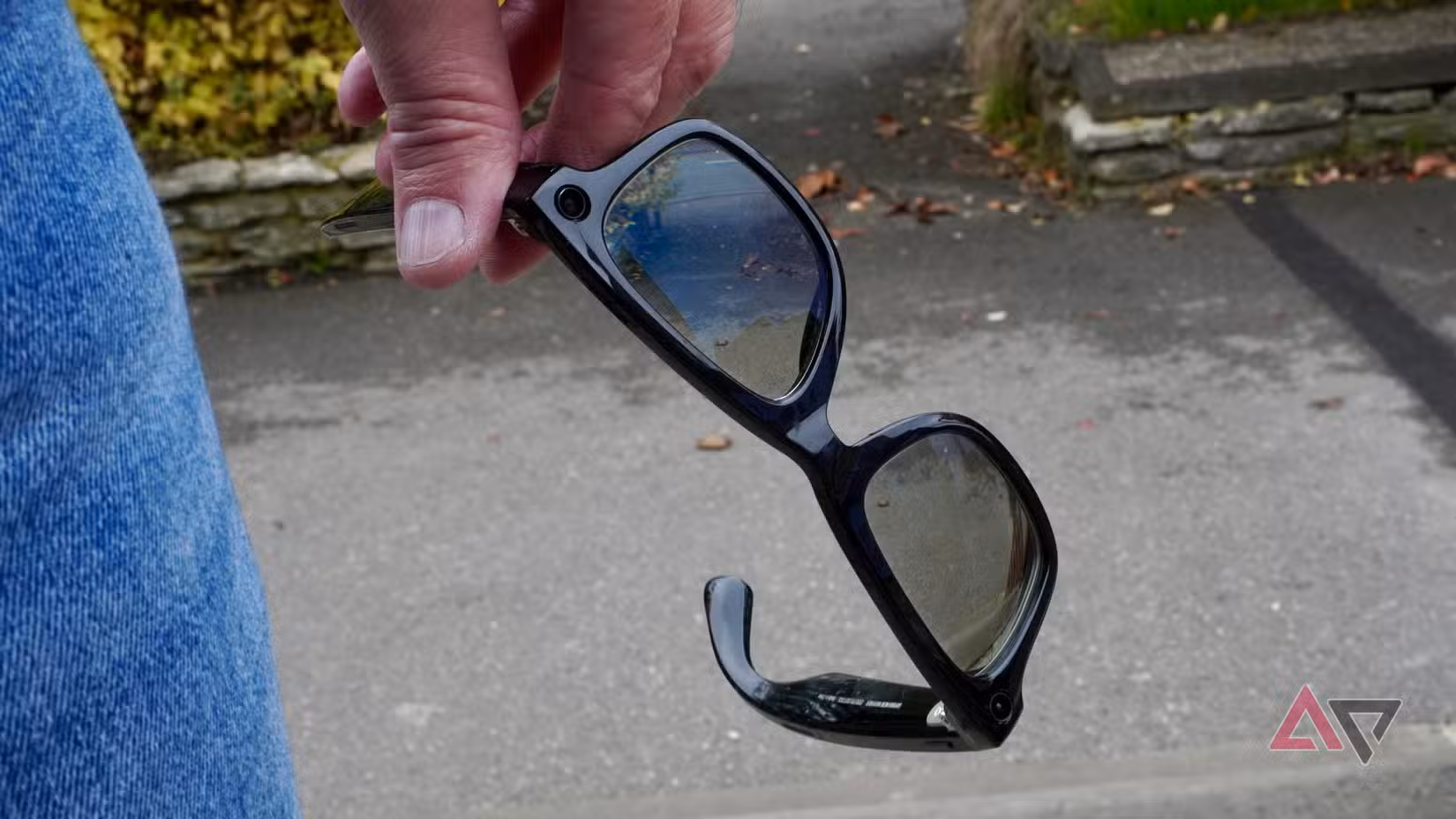 Ray-Ban Meta smart glasses in hand