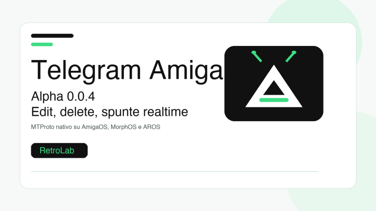 Telegram Amiga alpha 0.0.4: edit, delete, spunte realtime e orari corretti