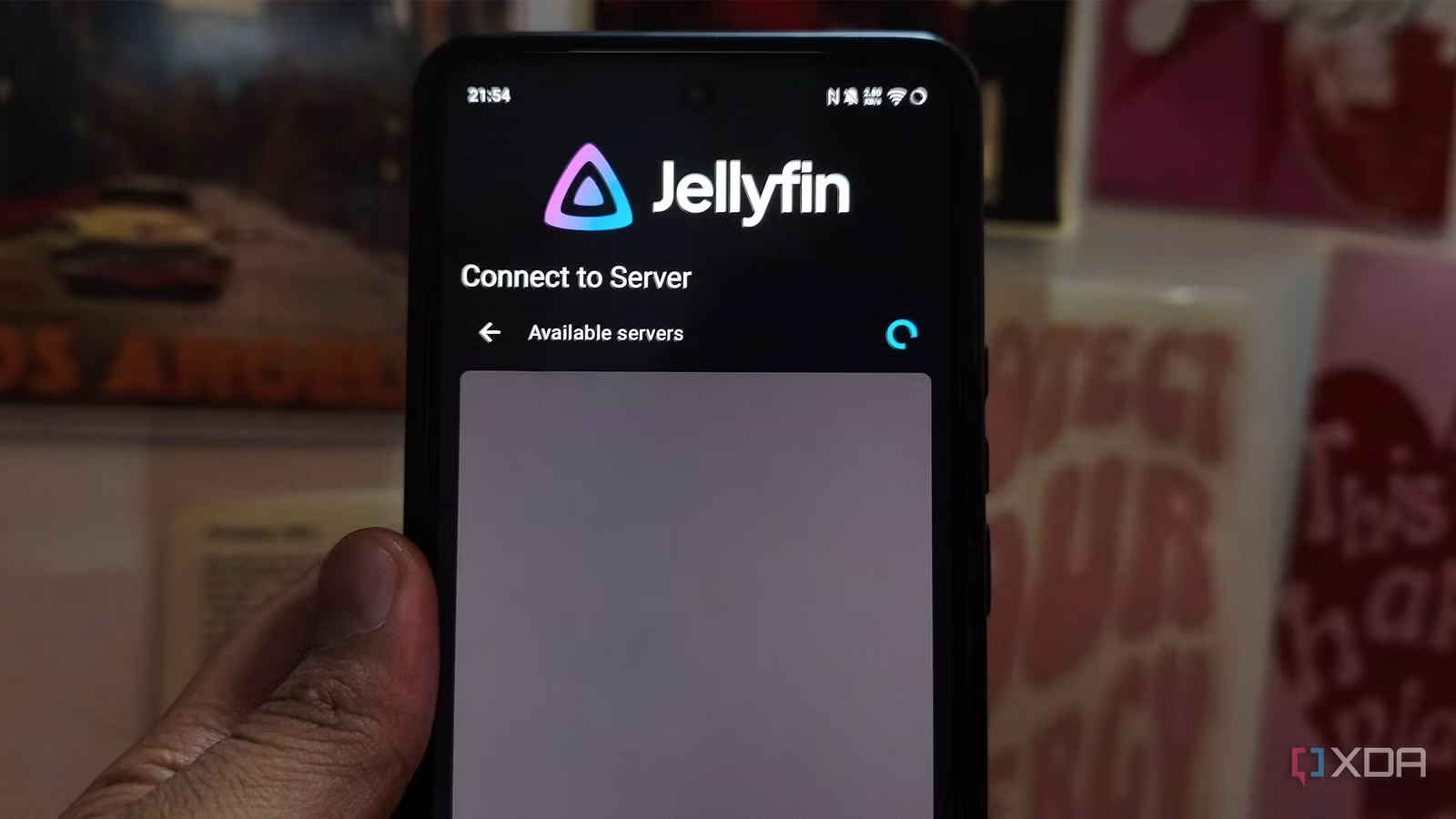 Vecchio Android come server Jellyfin: guida pratica con Termux, vista frontale