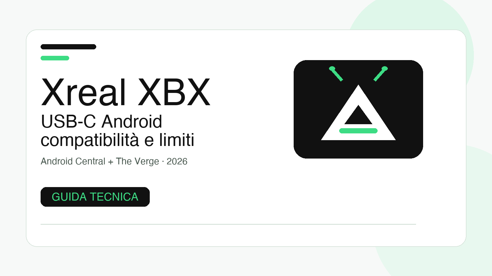 Xreal XBX su Android: guida a compatibilità USB-C, limiti e controlli