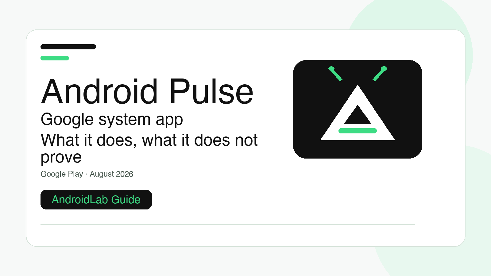 Android Pulse: What Google's System App Does
