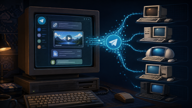 Telegram Amiga 0.0.92: anteprime link e frame video
